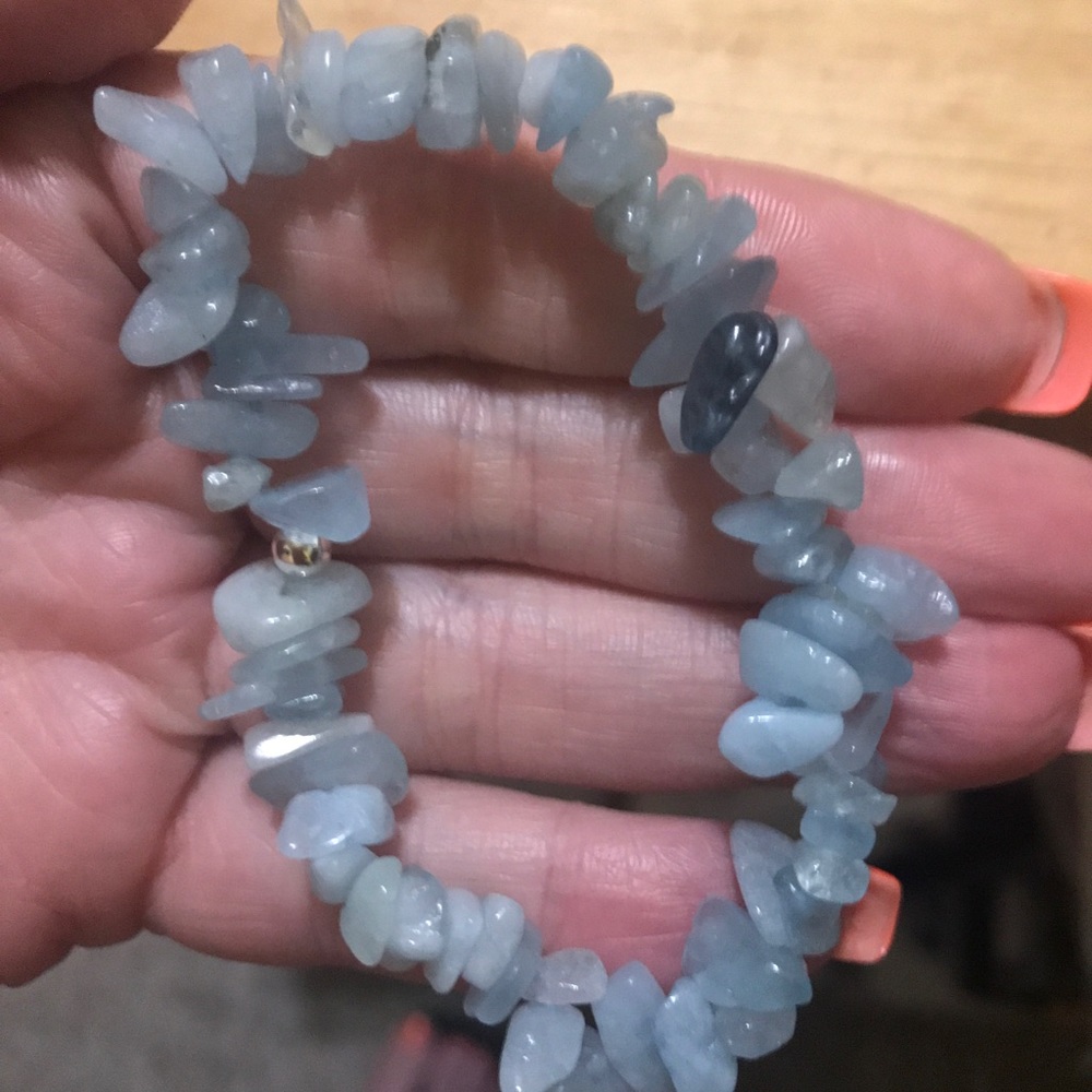 Aquamarine bracelet - Picture 3 of 4